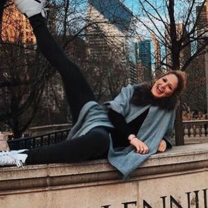 Forever21 Grey Fur Poncho